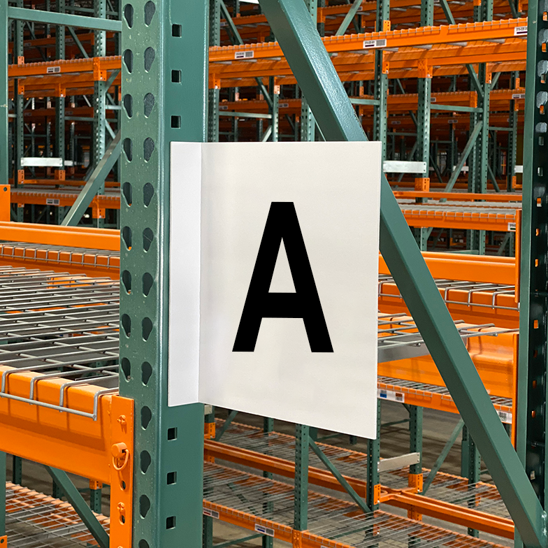 Aisle Marker Sign - Double-Sided - Letter A Questions & Answers