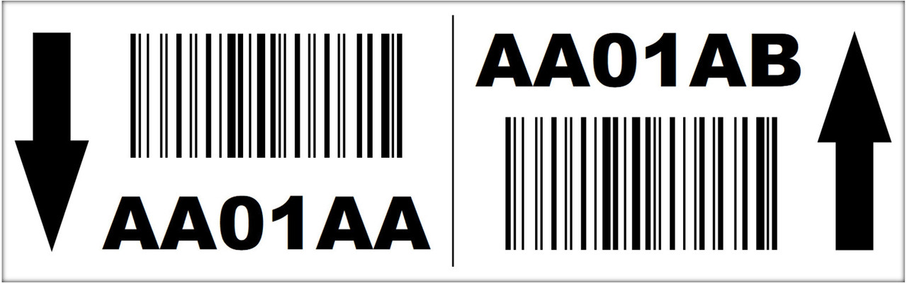 Are the labels provided in a sequential order, i.e. A-01-1, A-01-2?